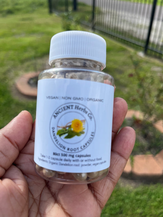 Organic Dandelion root capsules (80)