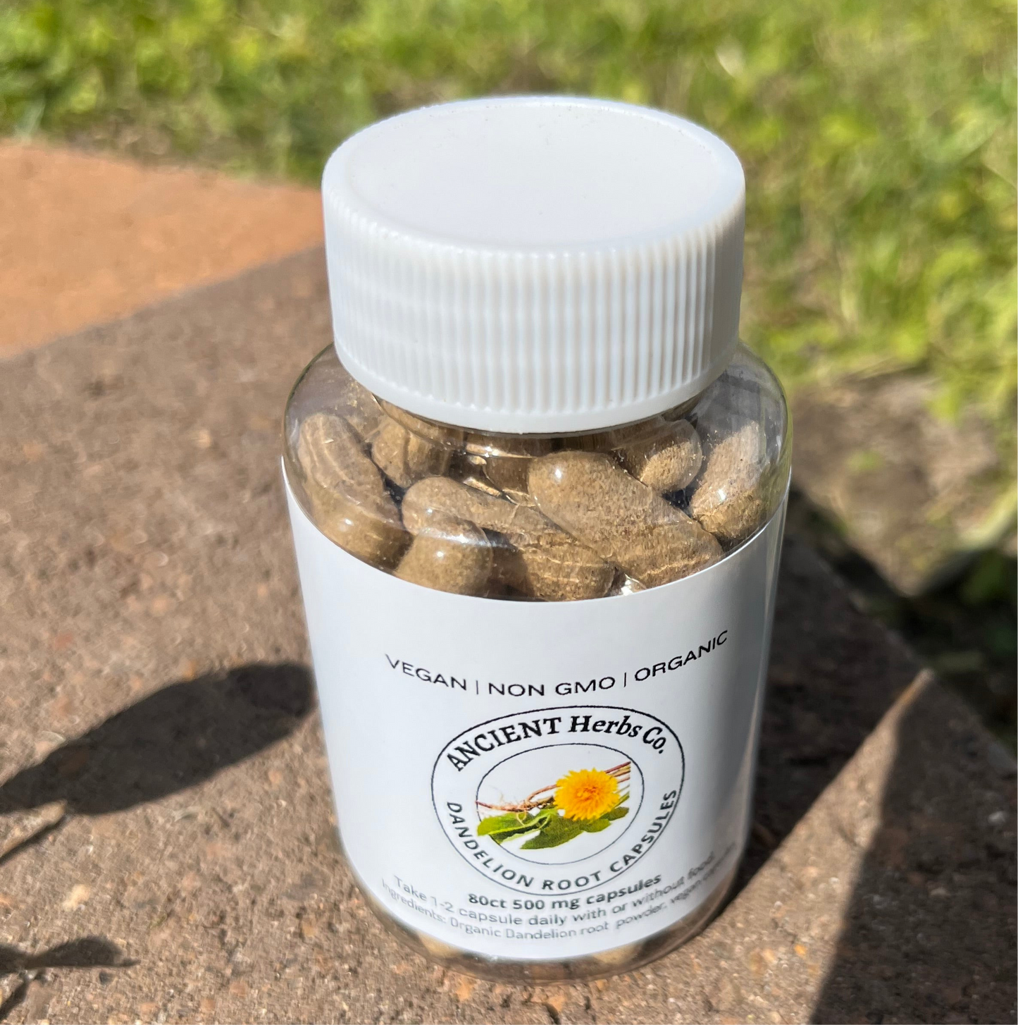 Organic Dandelion root capsules (80)