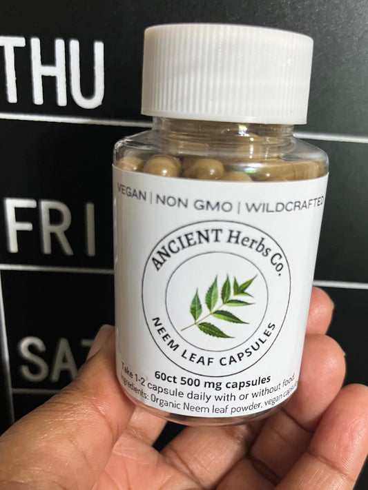 Organic Neem Leaf Capsules 80