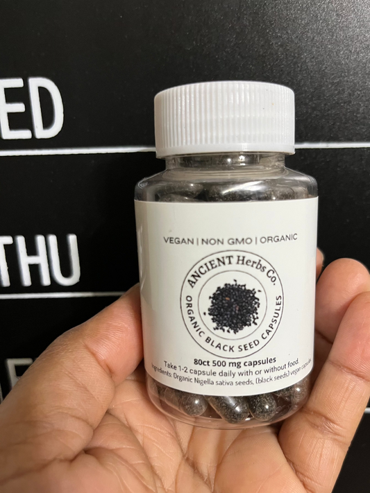 Organic Black seeds capsules 80