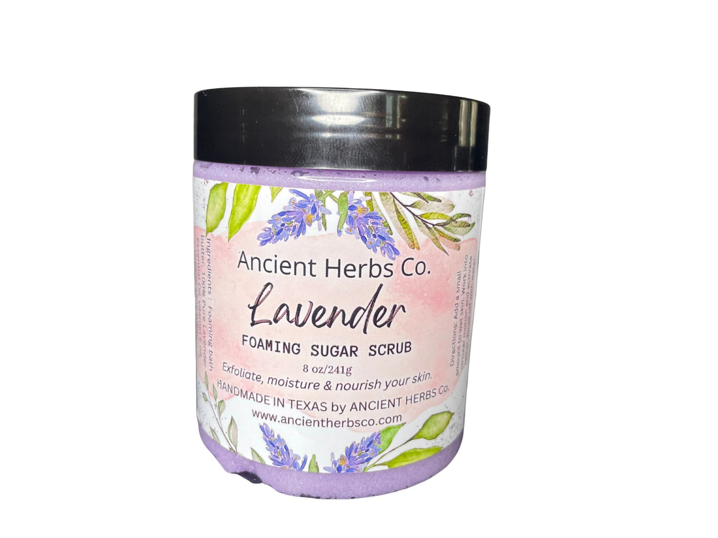 Lavender body scrub 8 oz