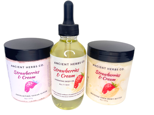 Strawberries & Cream Hydrating Body Bundle