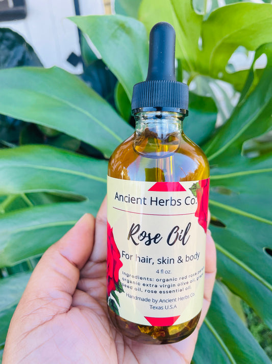 Rose Hair Face & Body Herbal Oil