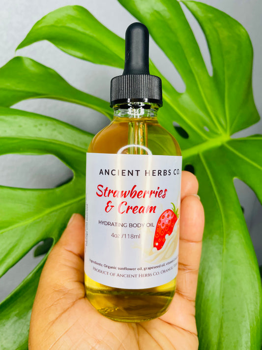 Strawberries & Cream Hydrating Body Oil