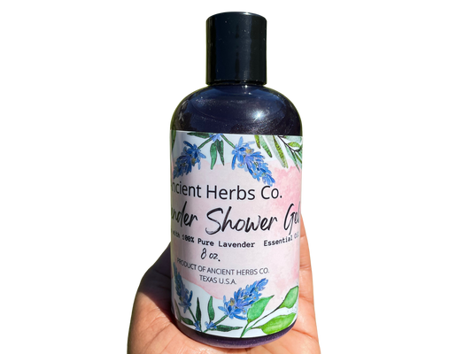 lavender shower gel