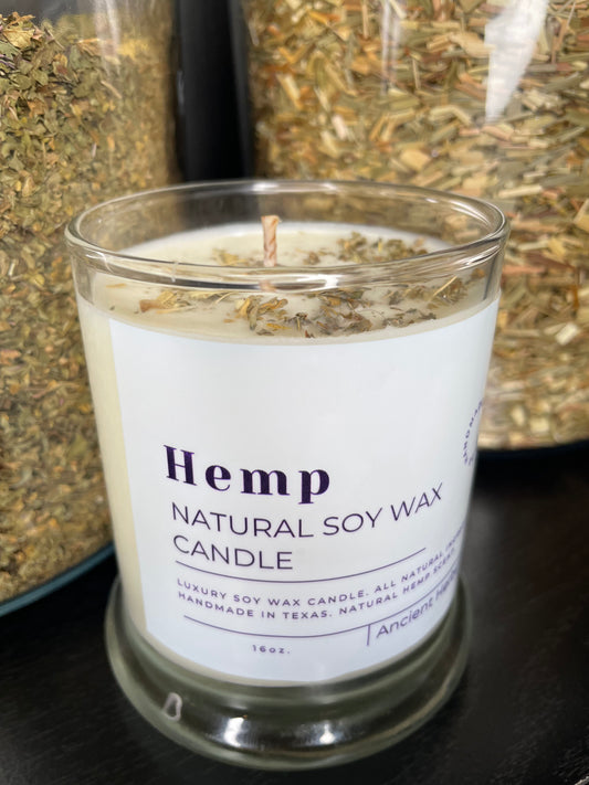 Hemp Soy wax candle
