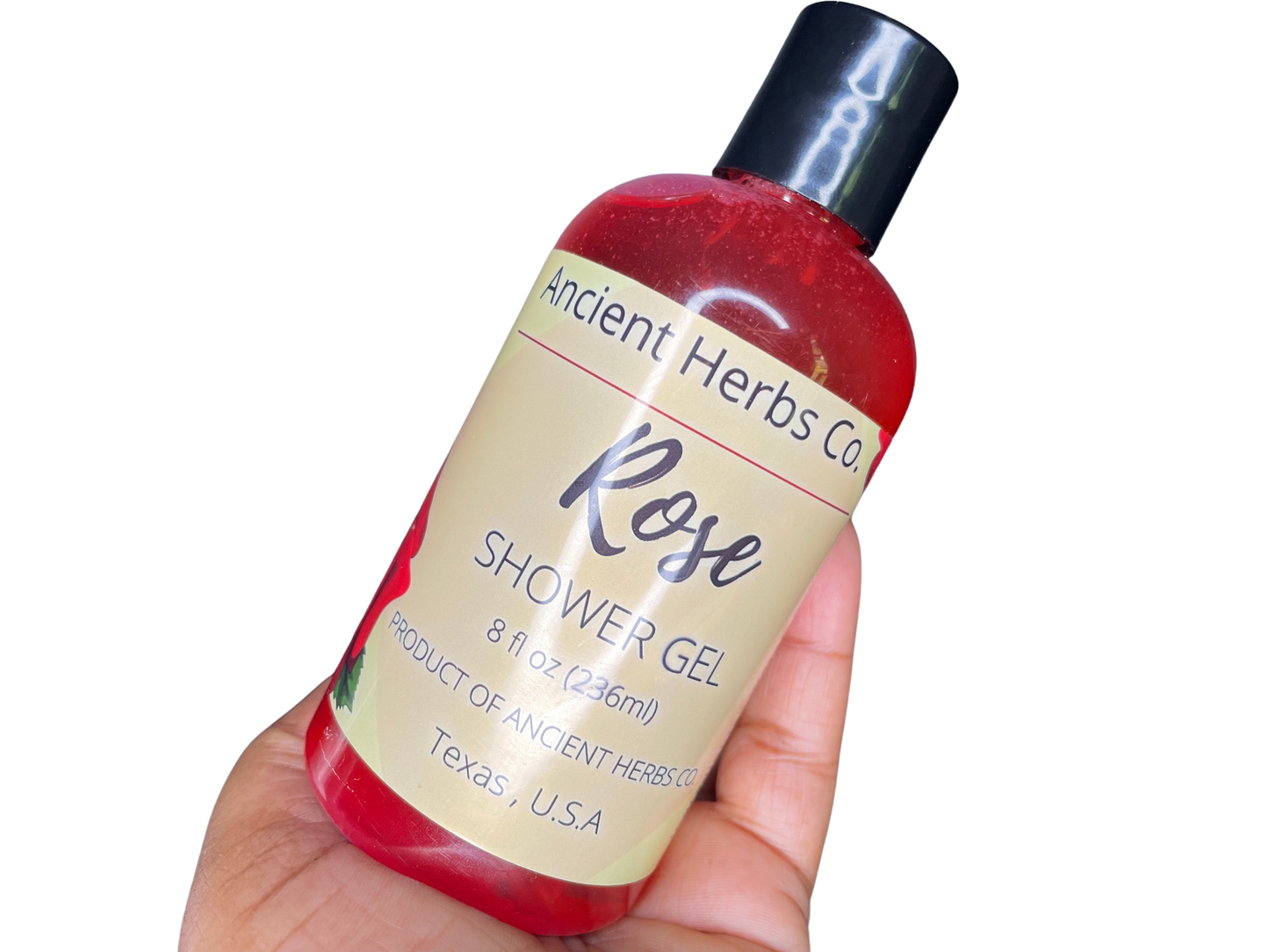 rose shower gel