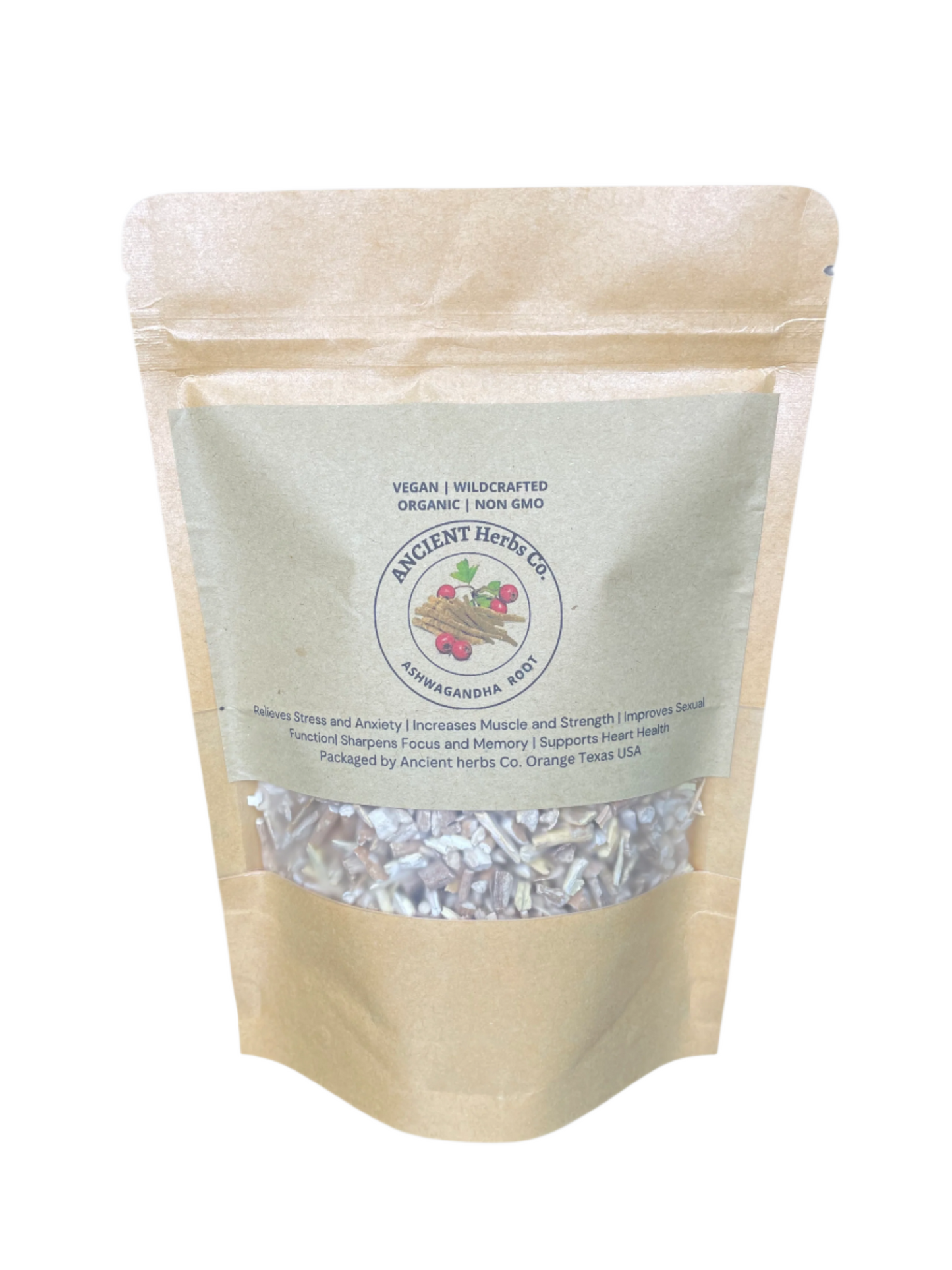 USDA Organic Ashwagandha Root Herb