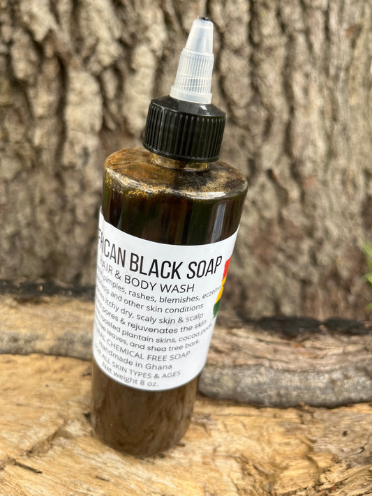 African Black Soap 3 in 1  Natural Chemical Free Soap