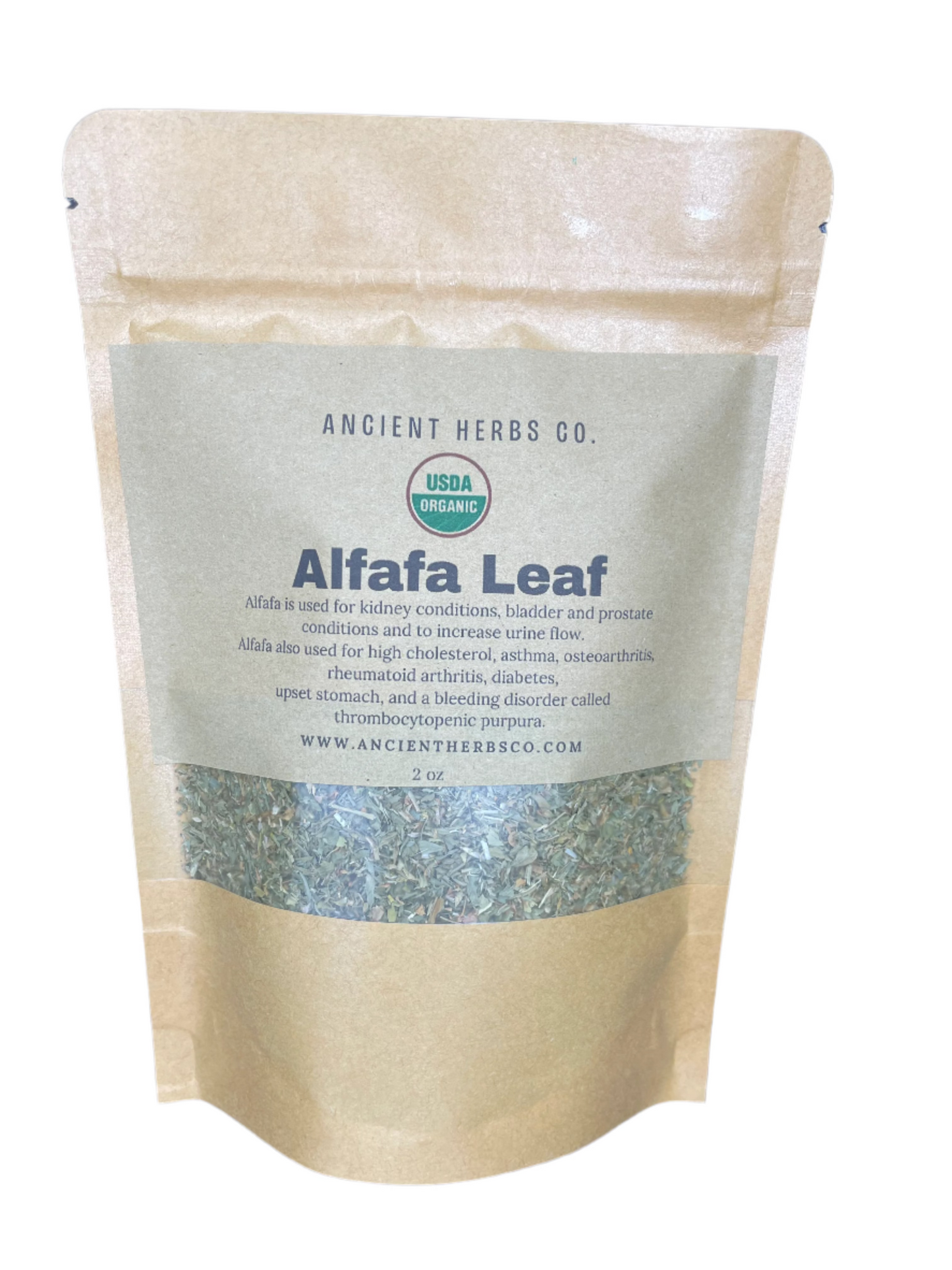 USDA Organic Alfafa Leaf