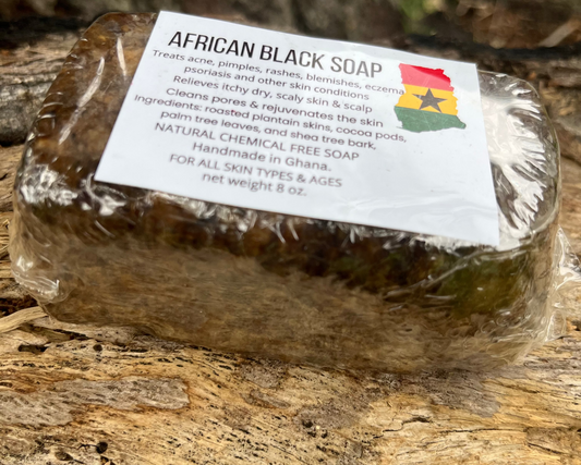 African Black Soap Bar 8 oz