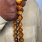 Handcrafted wood beads Necklace | Natural Wood hand beaded Necklace | JAMAICA