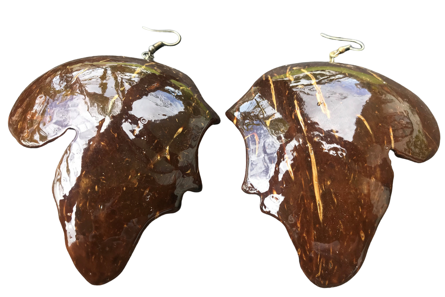 coconut shell earrings