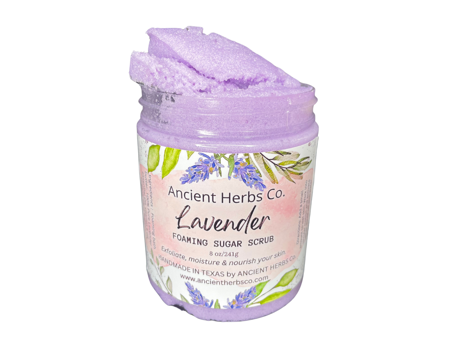 Lavender body scrub 8 oz