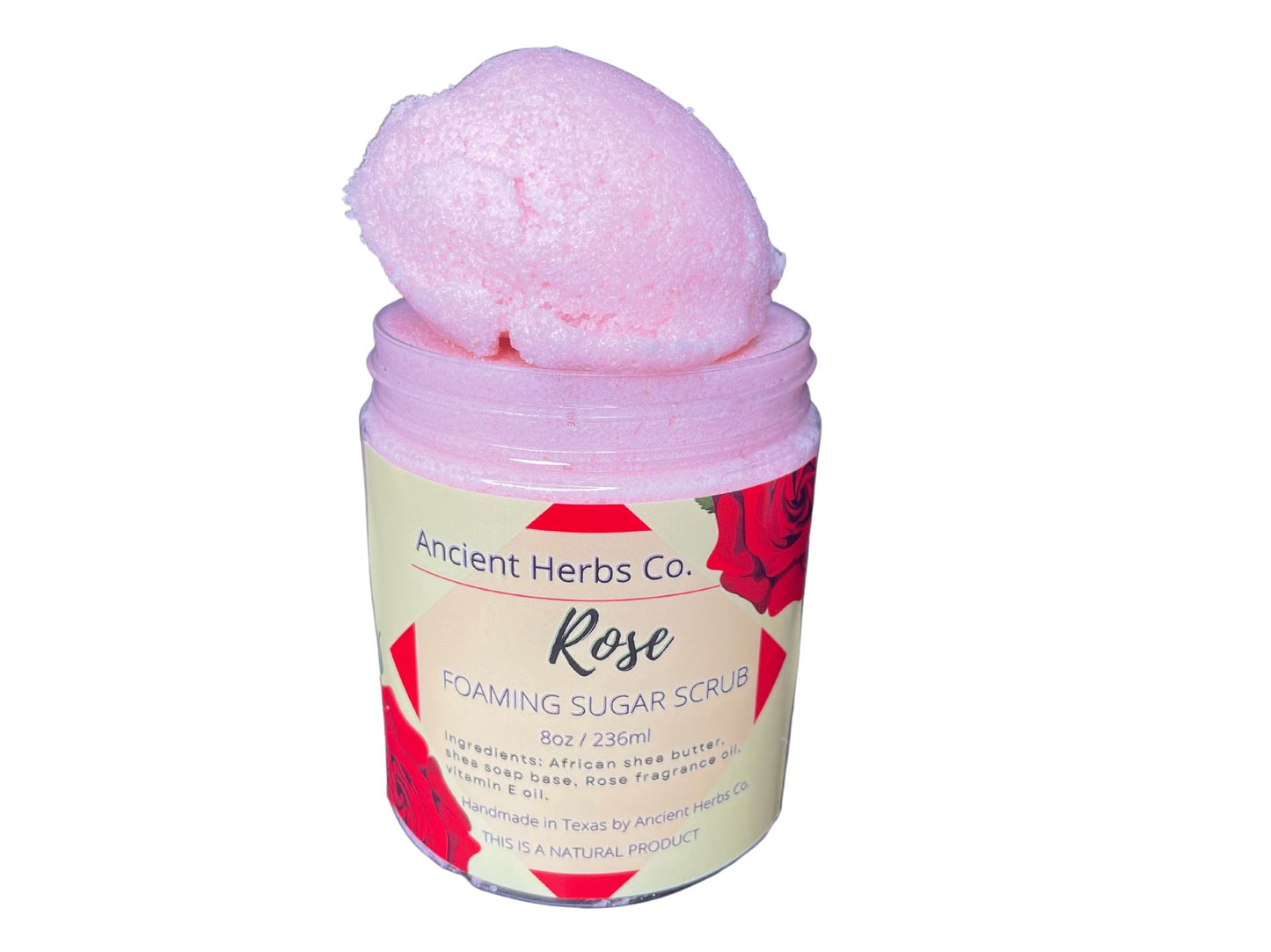 Rose Body Scrub 8 oz