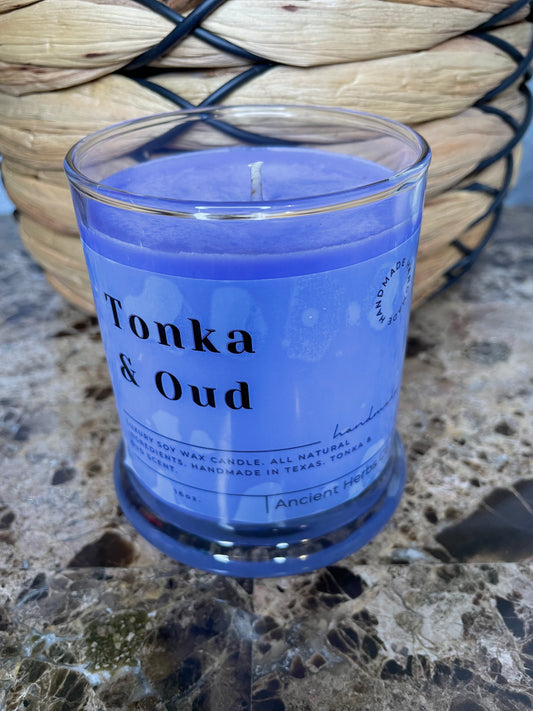 Tonka & Oud Soy wax candle