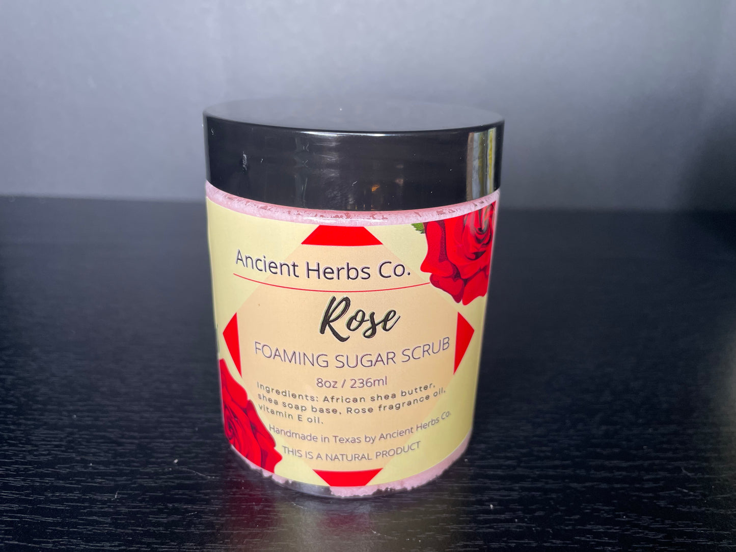 Rose Body Scrub 8 oz