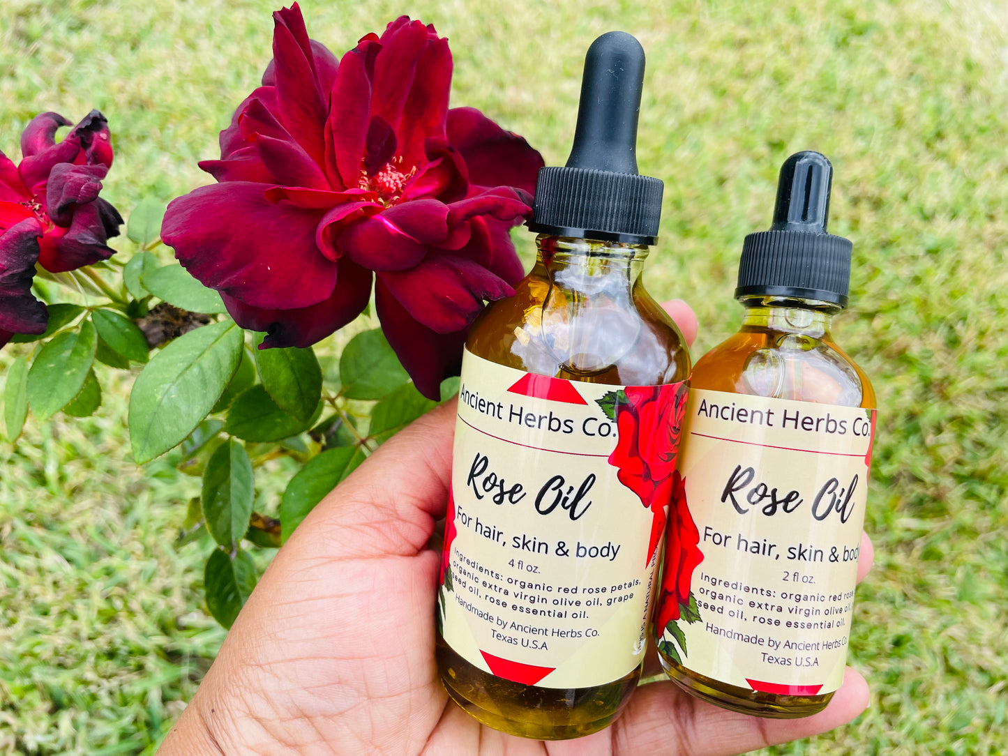 Rose Hair Face & Body Herbal Oil