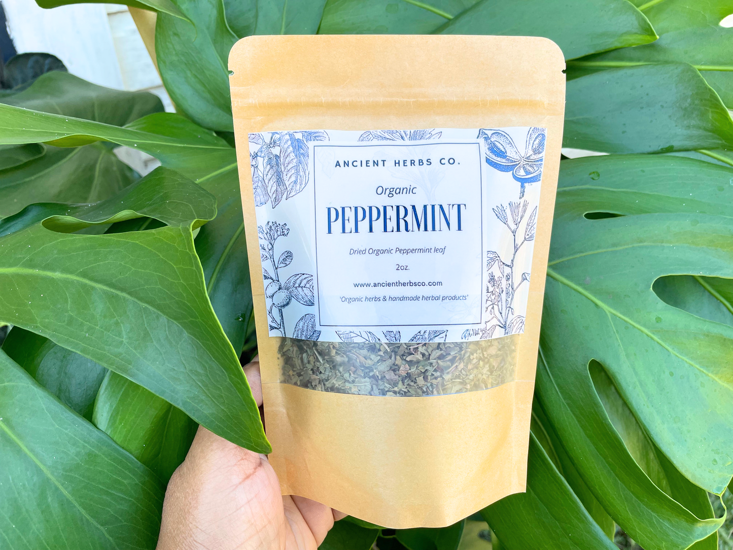 organic peppermint leaf