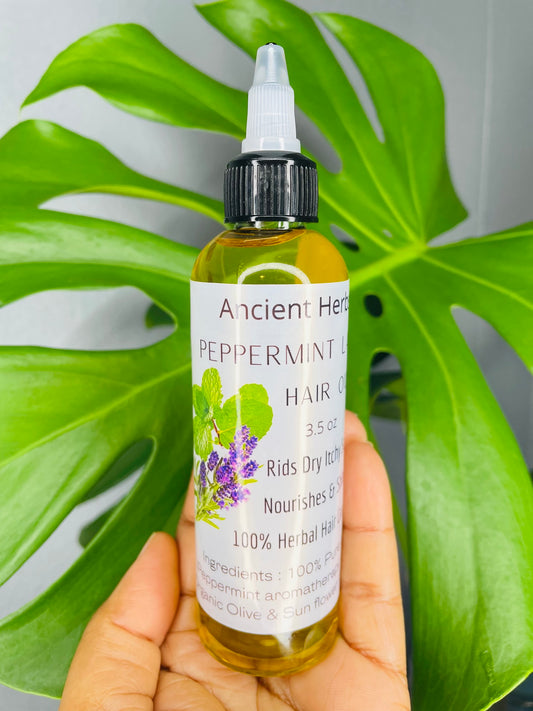 Peppermint Lavender Herbal Hair Oil 3.5 oz